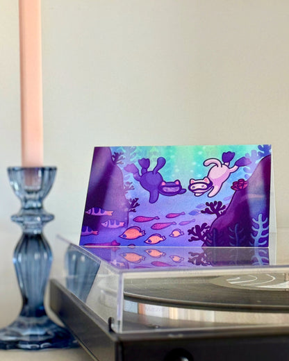 Cute Cat Valentine's Day Card