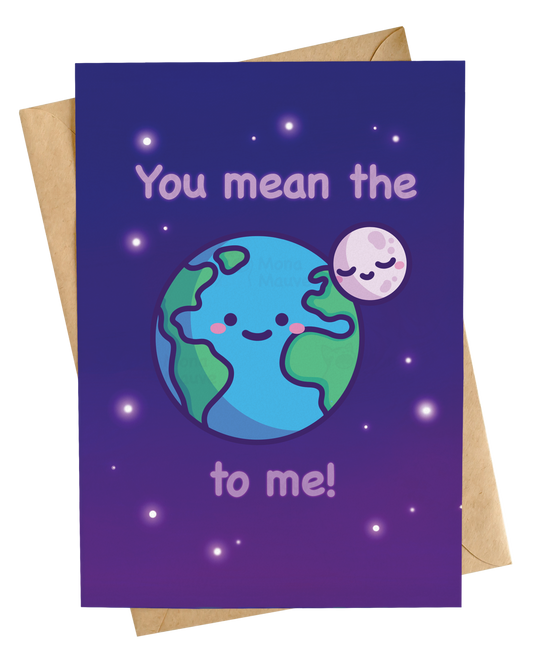 You Mean the World to Me | Cute Love Card