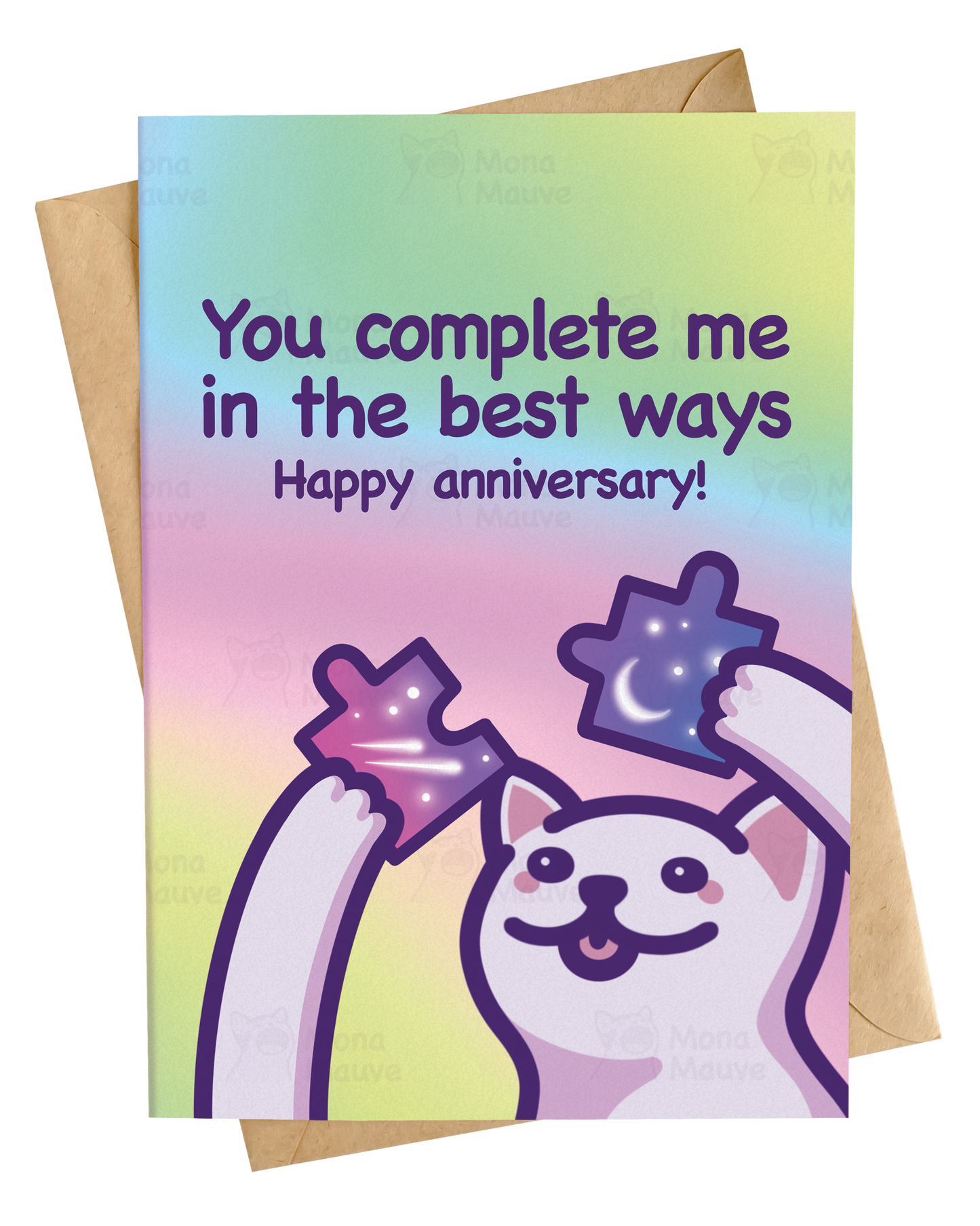 You Complete Me in the Best Ways! | Cute Anniversary Card