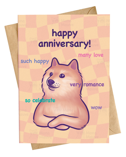 Doge Anniversary Card | Happy Anniversary!