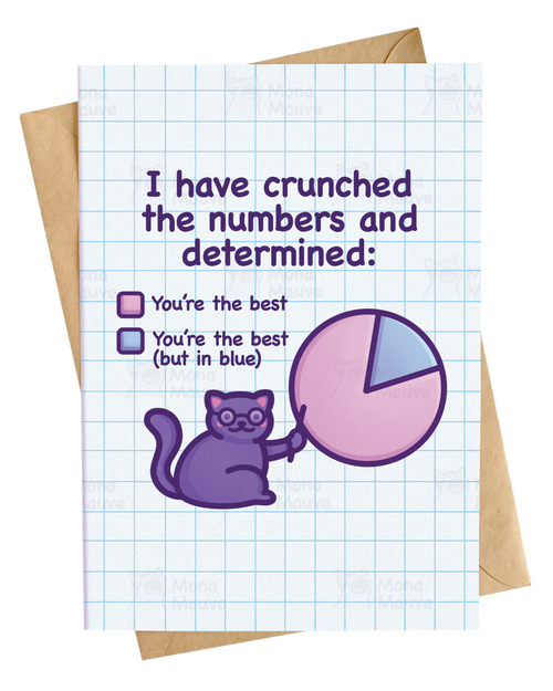 I Have Crunched the Numbers | Cute & Nerdy Anniversary Card