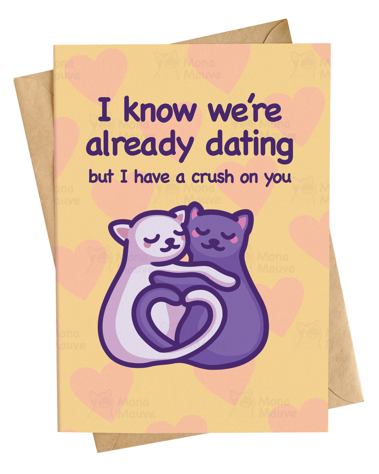 I Know We’re Dating, but I Have a Crush on You | Funny Anniversary Card