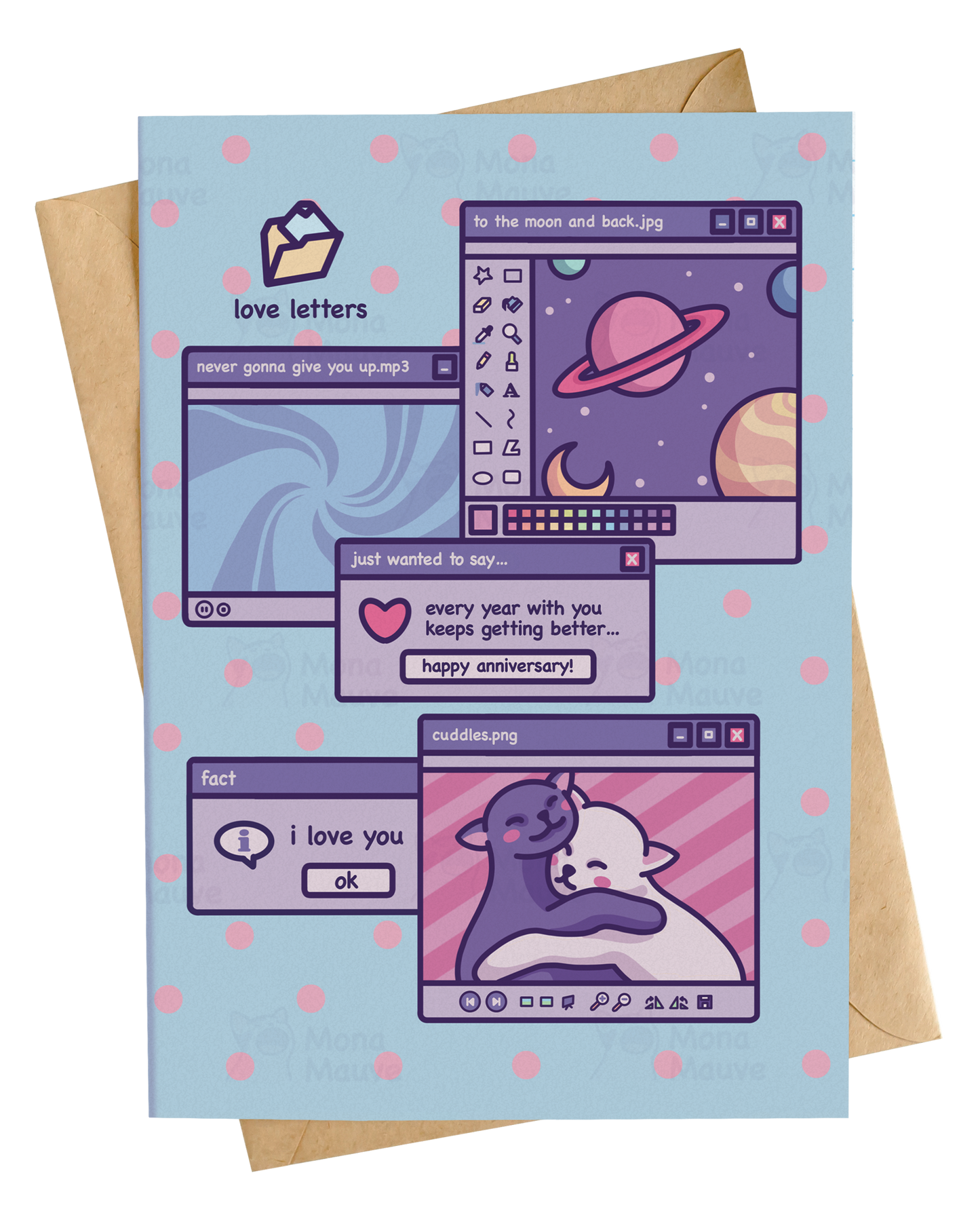 Every Year Keeps Getting Better! | Cute Vaporwave Anniversary Card