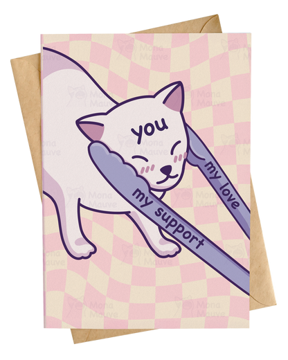 Love & Support Meme | Funny Cat Card