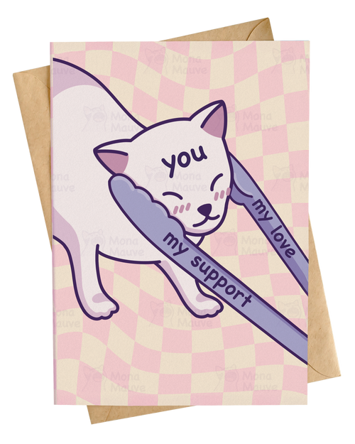 Love & Support Meme | Funny Cat Card