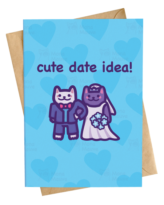 Funny Anniversary Cat Card | Cute Date Idea!