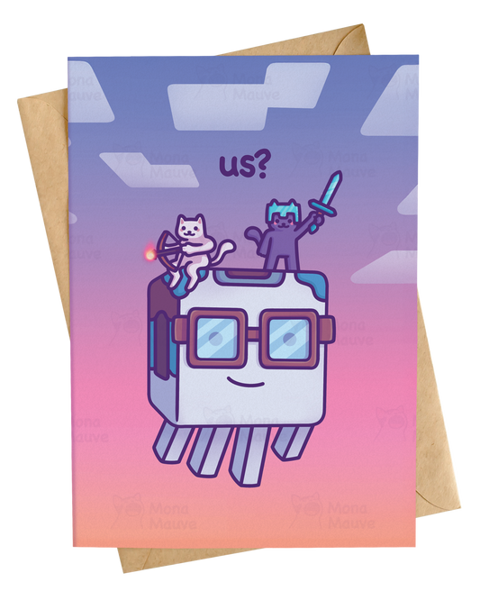 Gamer Anniversary Card | Us?