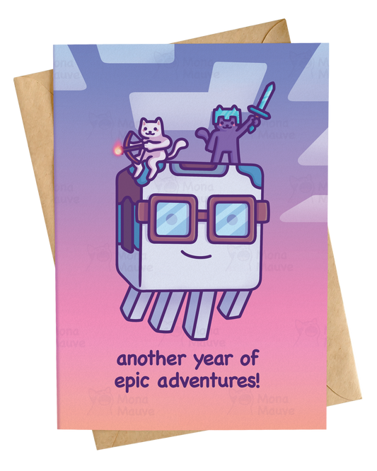 Gamer Anniversary Card | Another Year of Epic Adventures