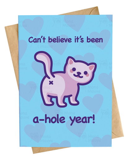 Customisable Anniversary Card | A-hole x Years