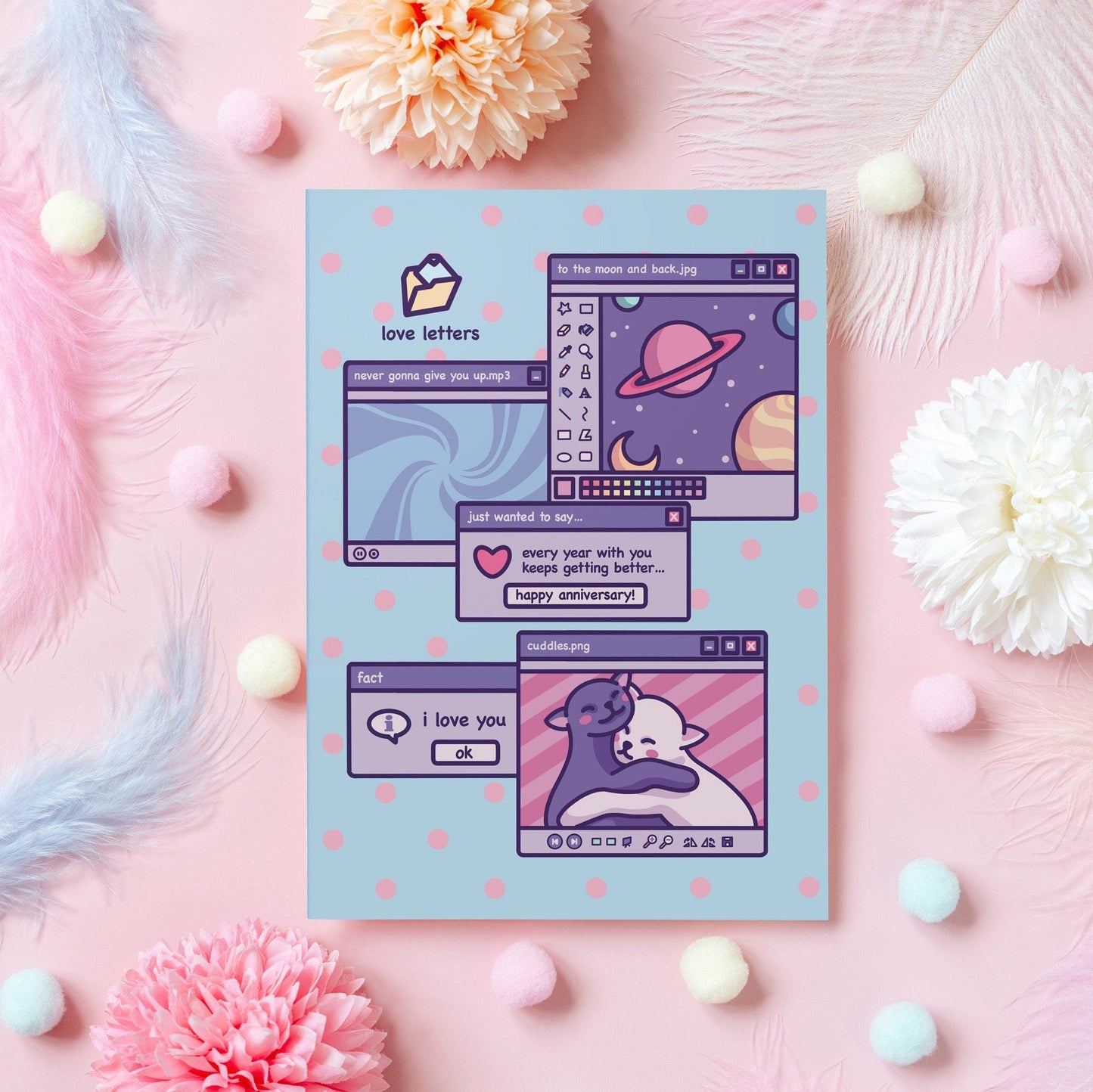 Every Year Keeps Getting Better! | Cute Vaporwave Anniversary Card