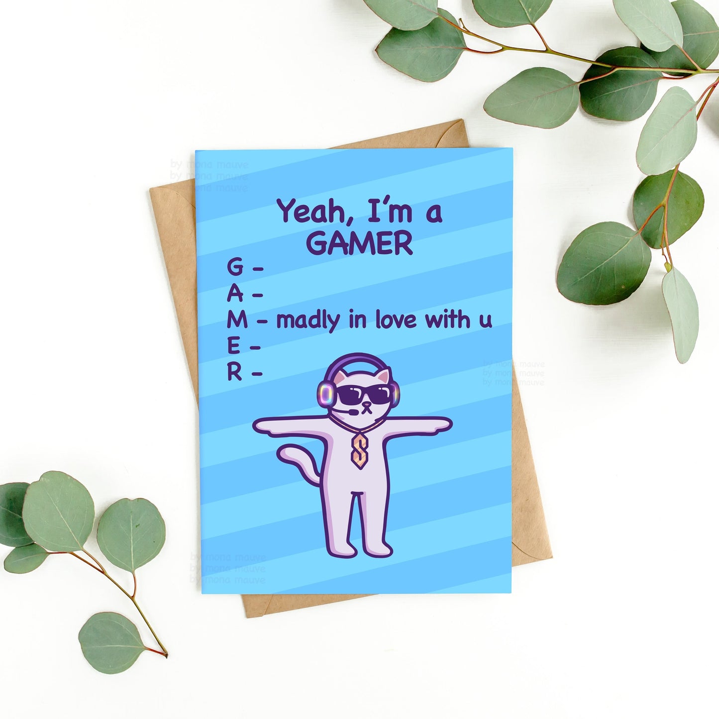Yeah, I'm a GAMER | Funny Gamer Anniversary Card