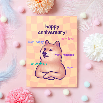 Doge Anniversary Card | Happy Anniversary!
