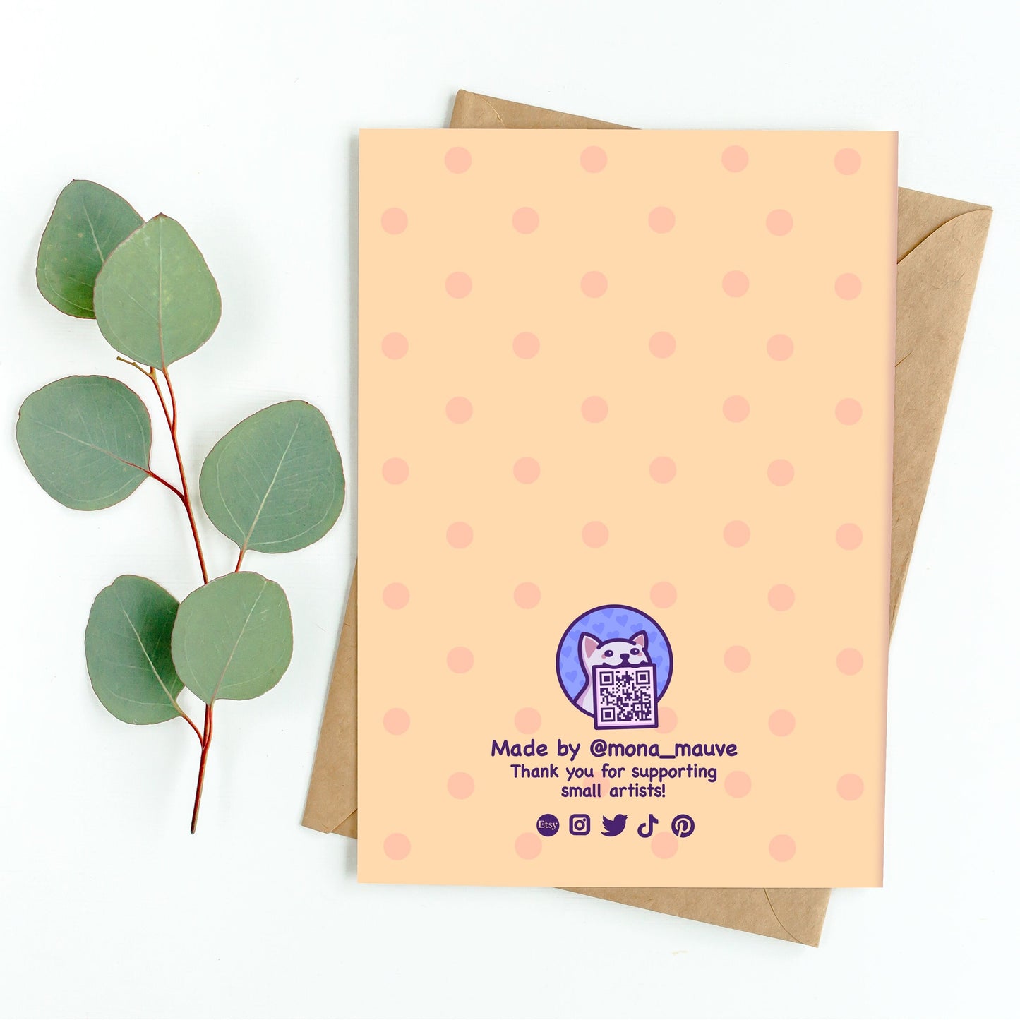 Always Tired, but Never of You! | Cute Cat Love Card