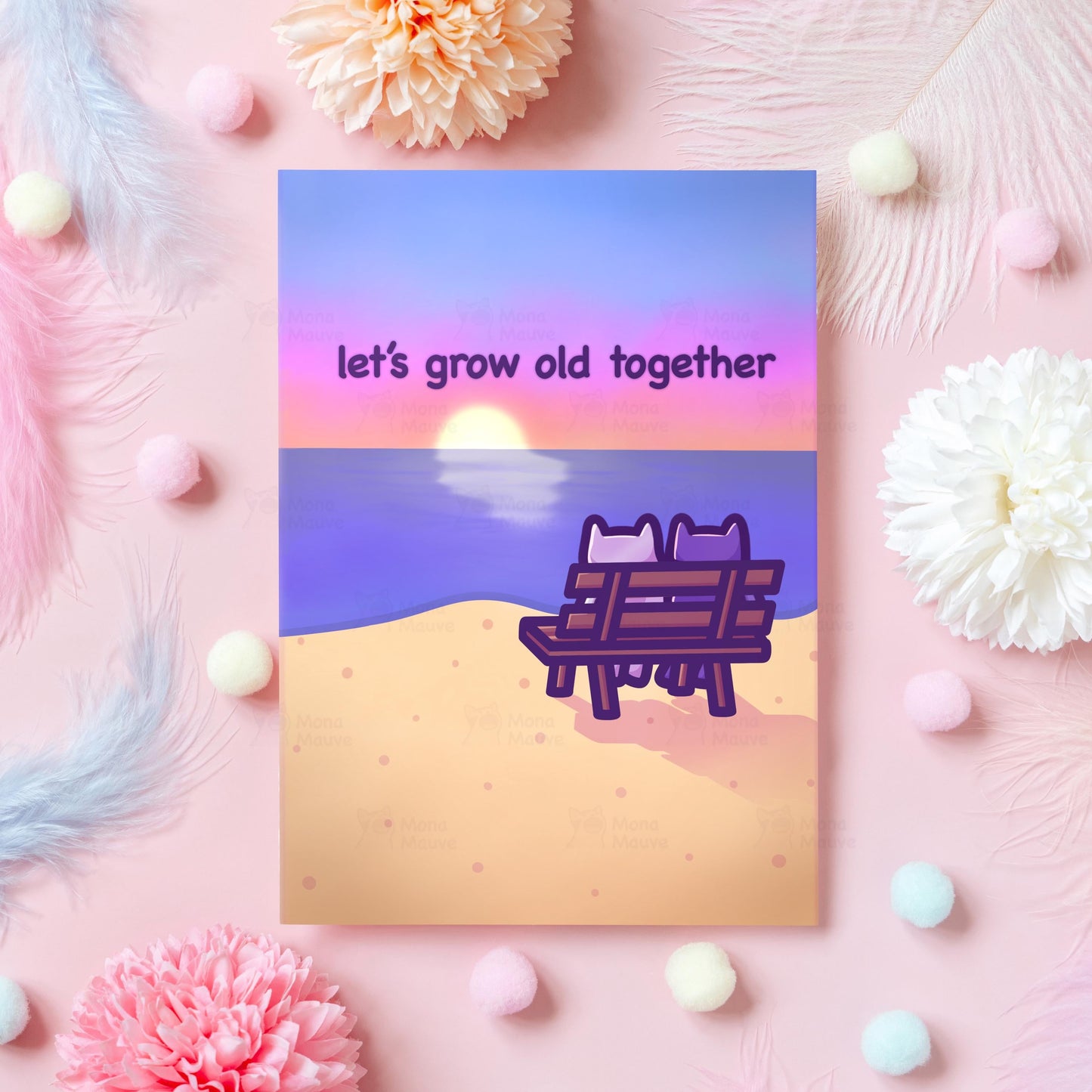 Cute Anniversary Card | Let's Grow Old Together