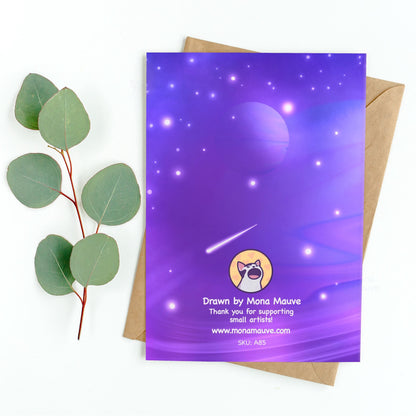 Love Me Forever Or Get Zlorped | Alien Anniversary Card