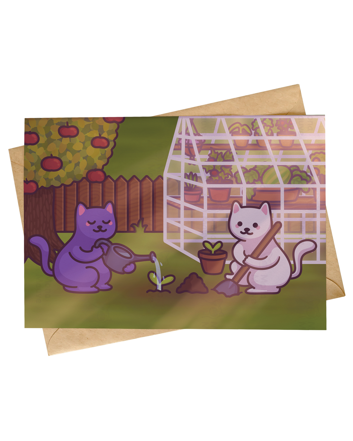 Cute Gardening Valentine's Day Card