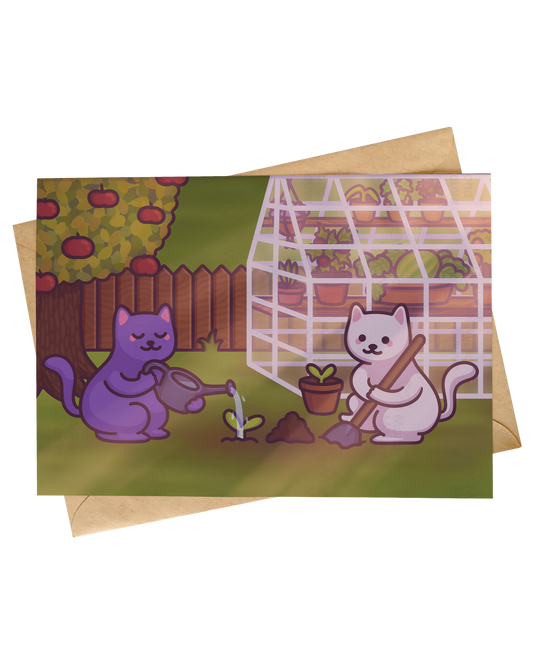 Cute Gardening Valentine's Day Card