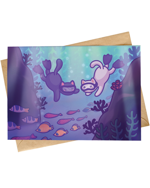 Cute Cat Valentine's Day Card